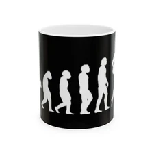Evolution of Man Rugby style Ceramic Mug – (11oz & 15oz)