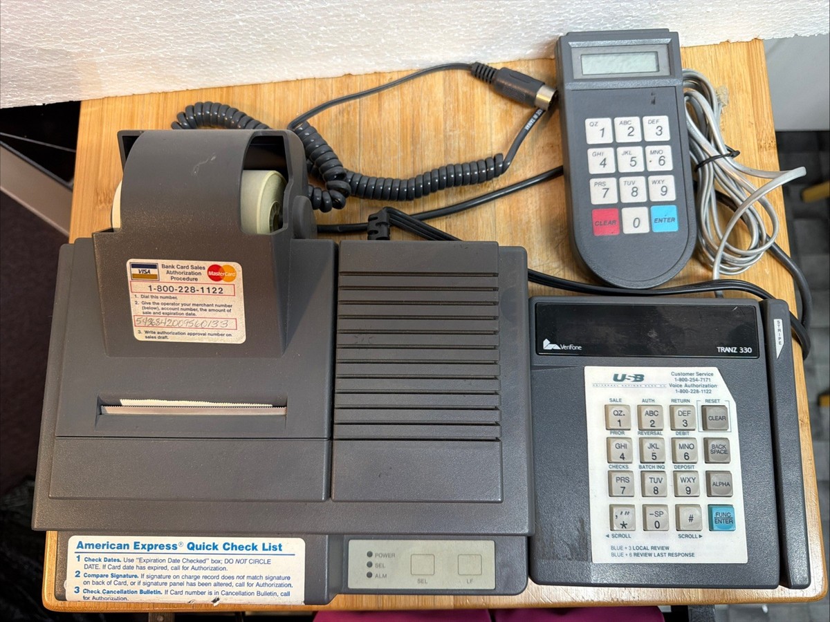 Vintage Citizen iDP562-RSL2 Dot Matrix Printer With Verifone Tranz