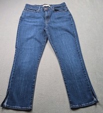 Signature by Levi Strauss Mid Rise Capri Jeans Women  s Size 6 Stretch