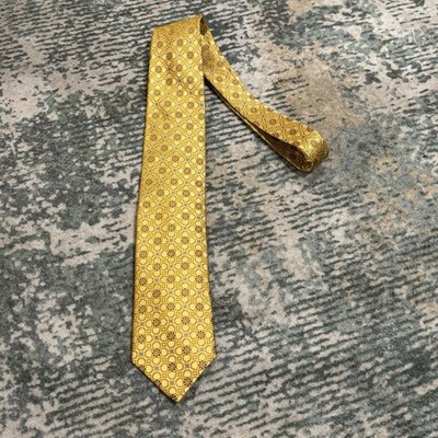 NWT Robert Talbott ''Best of Class'' silk necktie Gold 