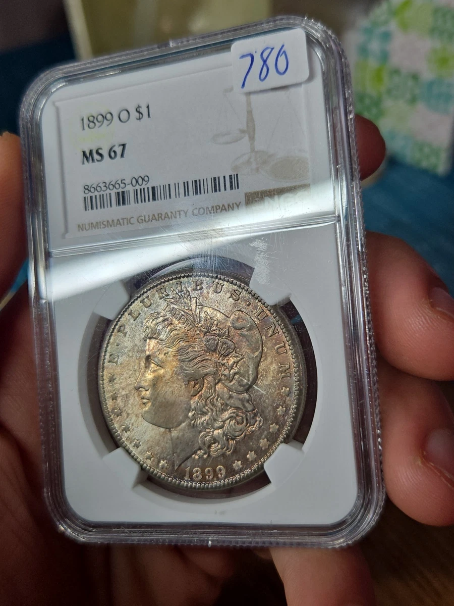 Uncirculated Silver 1899 Year Morgan US Dollars (1878-1921) for
