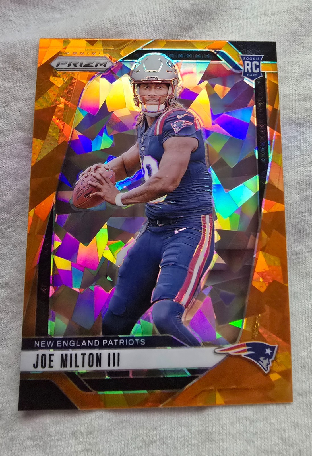 2024 Prizm Joe Milton Orange Ice Prizm #354 - RC