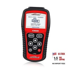 KW808 Auto OBDII Code Reader 2.8" Large Screen OBD2 Scanner with Full Screen