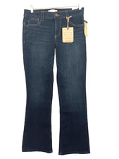 NEW w TAGS DEMOCRACY SIZE 16 MID RISE ITTY BITTY BOOT CUT BLUE DENIM JEANS MW