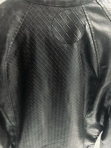 NWT GUESS Brown Bittersweet Cocoa Brad Biker Men’s Leather Zip-Up Jacket Size L image 13