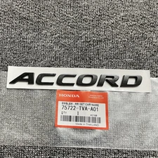 Trunk Car Name Emblem For Honda Accord 2018-2022 Nameplate 75722-TVA-A01