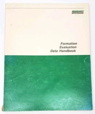 Gearhart Industries Formation Evaluation Chart Book. Reference. Good Condition 