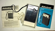 Vintage Admiral PR 79 AM Transistor Radio With Box Paperwork