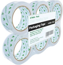 Long Lasting Storage Packaging Tape Designed Moving Shipping Mailing Clear NEW