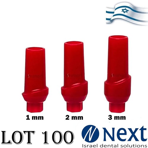 Lotto X100 pilastri colata dritti anatomici in plastica burnout 1-3 mm - Foto 1 di 6