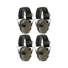 Walker's Razor Slim Electronic Shooting Muffs 4-Pack, Flat Dark Earth FDE