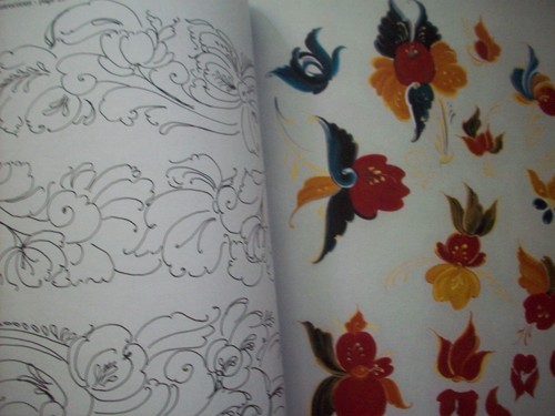 Design Grundlagen für Telemark Rosemaling Malanleitung und überarbeitete Muster - Bild 7 von 8