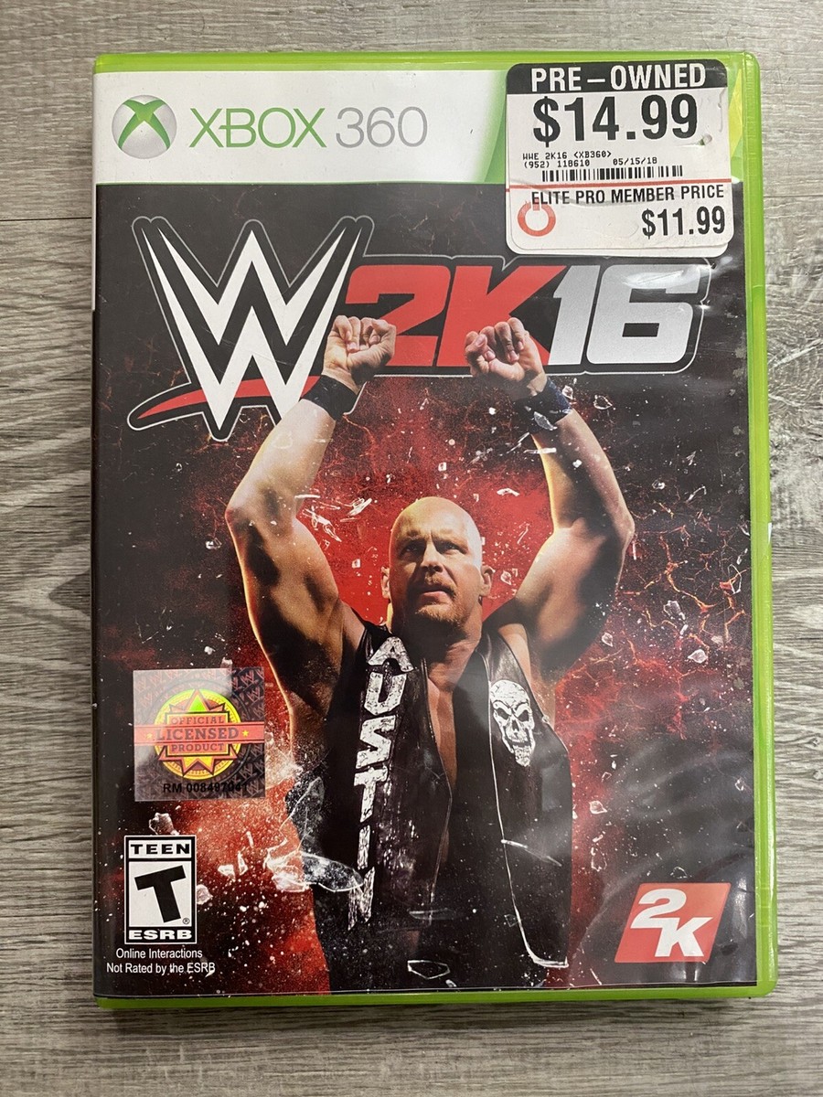 WWE 2K16 Xbox 360 W2K16 🔥🔥🔥 710425496134| eBay