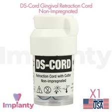 Dental DS-Cord Gingival Retraction Cord Non-Impregnated 285cm 112 inch 