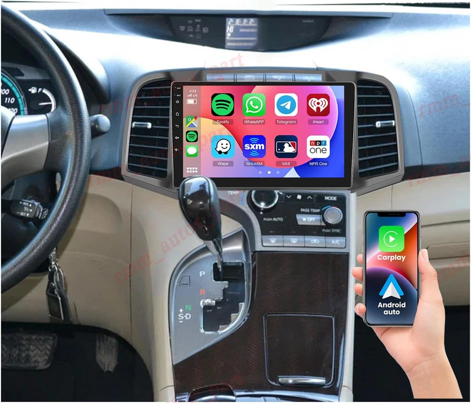 64GB For Toyota Venza 2008-2016 Apple Carplay Android 13 Car Stereo Radio GPS - Imagem 3 de 4