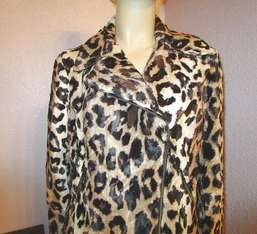 Trina turk leopard coat sale