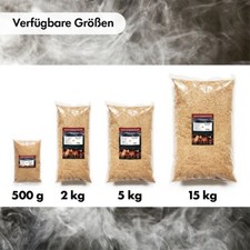 Räuchermehl aus Buche - zum kalt- u. warmräuchern - Körnung: 0,4-1,0mm