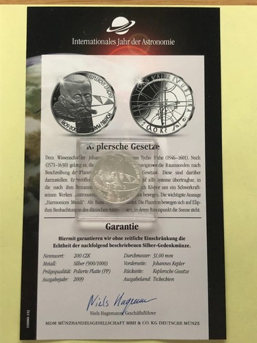 Int. Año de la Astronomía, Todo el Mundo Monedas de Plata PP+Cert., SELECCIÓN (R7-11-12 - Imagen 4 de 11