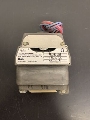 BARKSDALE Dialmatic Pressure Switch CDPD1H-H18