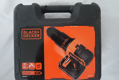 Black&Decker BDCHD18K 18V 2-Gang Akku-Schlagbohrschrauber+1Akku 90629330