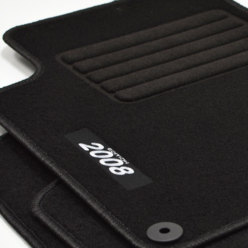 Mattenprofis Velours Logo Fußmatten passend für Peugeot 2008 II ab Bj. 2019 - sw - Bild 4 von 6