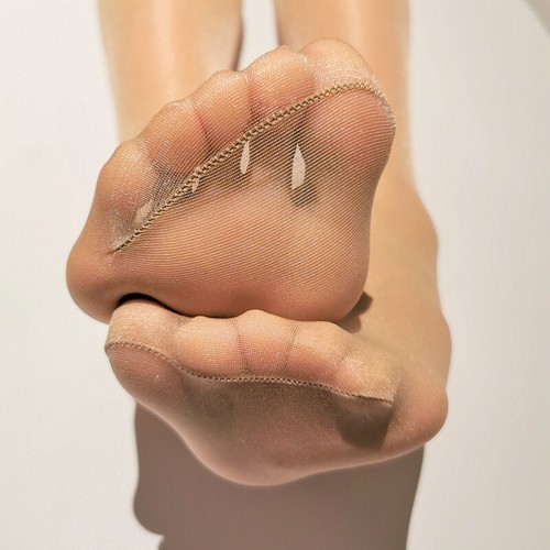 Women Oil Shiny Glossy High Stockings Over the Knee Stay Up Thigh-Highs Hosiery - Picture 7 of 21