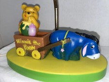 Working Vintage 1960's Winnie the Pooh  Eeyore Table Lamp Disney - No Shade