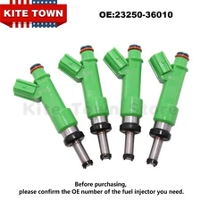 OEM Denso 4x Fuel Injectors For 23250-36010 09-19 Toyota Camry RAV4 Venza Avalon