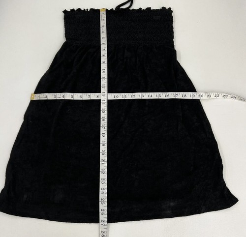 Wild Fable Womens Dress M Sleeveless Smocked Terry Convertible Dress Black M - Picture 3 of 8