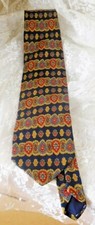 Brooks Brothers Makers Men's Neck Tie Medallions 100% Silk Made in USA