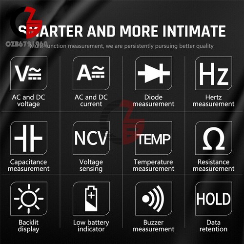 ANENG Q1 Backlight Digital Handheld Multimeter AC/DC Voltage Current NCV Tester - 第 8/28 張圖片