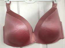 BERRY PINK w/GLITTER ACCENTS AMBRIELLE LINED CUSHIONED FULL COVERAGE BRA 40C