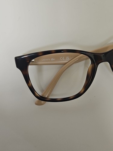 LACOSTE Eyeglasses Frames L2767 214 54-16-140 Beige/Tortoise Full Rim No Lenses - Picture 7 of 11