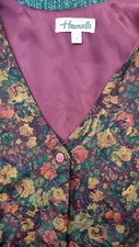 Hamells Ladies Viscose Waistcoat Size 10 Viscose Bland Charity Sale