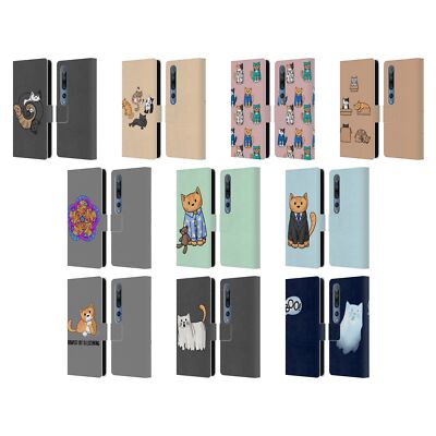 OFFICIAL BETH WILSON DOODLE CATS 2 LEATHER BOOK WALLET CASE FOR XIAOMI PHONES