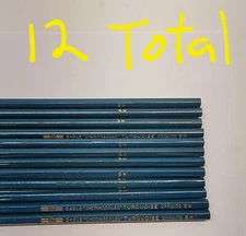EAGLE Vintage Chemi-sealed Turquoise 5H drawing pencils "Electronic Graphite" 12