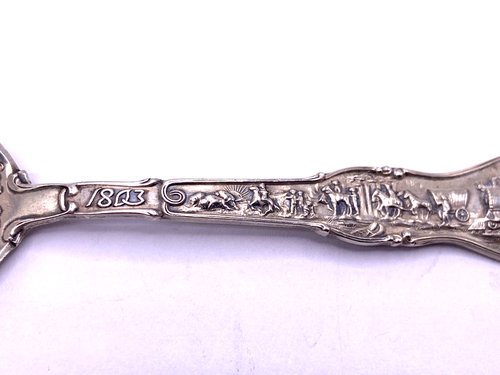 1904 BERT BALL Sterling Silver Louisiana Purchase Exposition 4" souvenir spoon - Picture 4 of 13