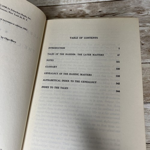 Lot 2 - Martin Buber - Tales of the Hasidim Later Masters & Early Masters 1961 - Foto 11 di 16