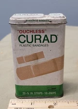 Vintage Curad Bandage Tin