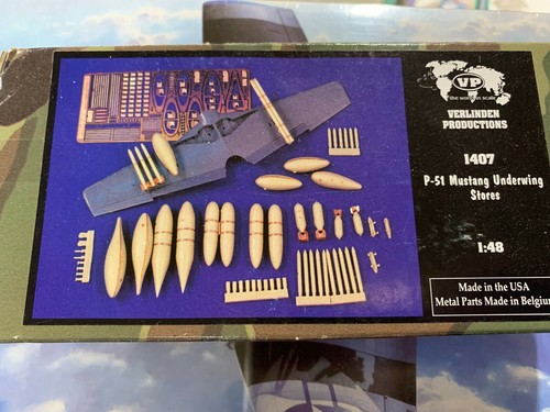 *PAKETANGEBOT* 1/48 Hasegawa P-51D Mustang Jt 30 PLUS Verlinden Underwing Stores - Bild 4 von 5