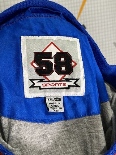 Vintage Kansas Jayhawks Sweatshirt Windbreaker Jacket 2XL Lined Football 90s - Picture 8 of 12