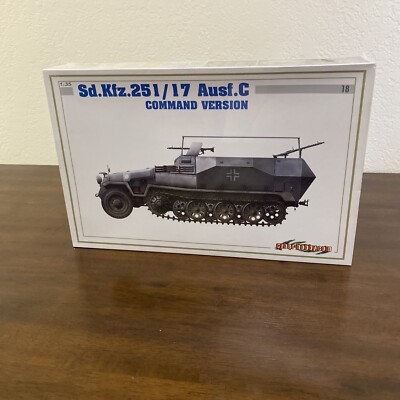 Dragon 1/35 Sd Kfz 251/17 Ausf. C Command Version Kit #6413 Cyber Hobby NEW US