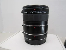 Kenko 12/20/36mm Auto Focus Extension Tube for Canon C/AFs Made in Japan