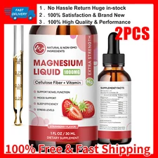 2 Packs Premium Magnesium Liquid Drops,Improve Sleep,Promote Nerve Health ~