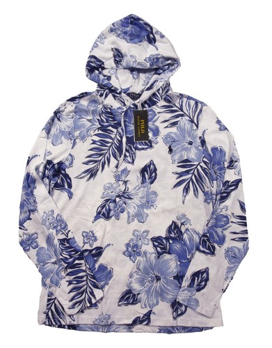 Multi Floral Print Long Sleeve Hooded 
