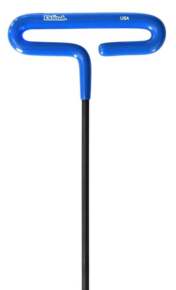 6 Piece Metric T Handle Hex Key Set 2mm to 6mm Cushion Grip Made in USA - Image 3 of 4