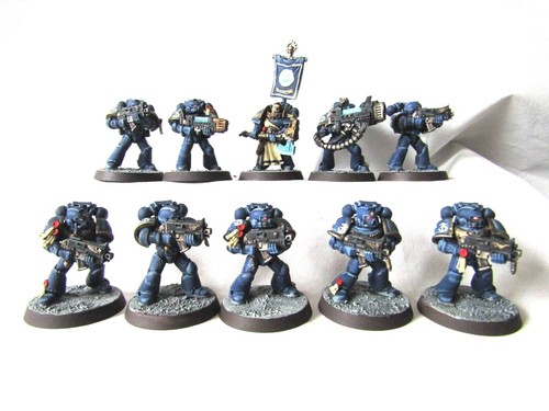 A3 WARHAMMER 40K SPACE MARINES WELL PAINTED ULTRA ARMY MANY UNITS TO CHOOSE FROM - Picture 50 of 96