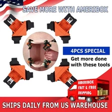 4X 90 Degree Right Angle Corner Clamp Woodworking Wood For Kreg Jigs Clamps Tool