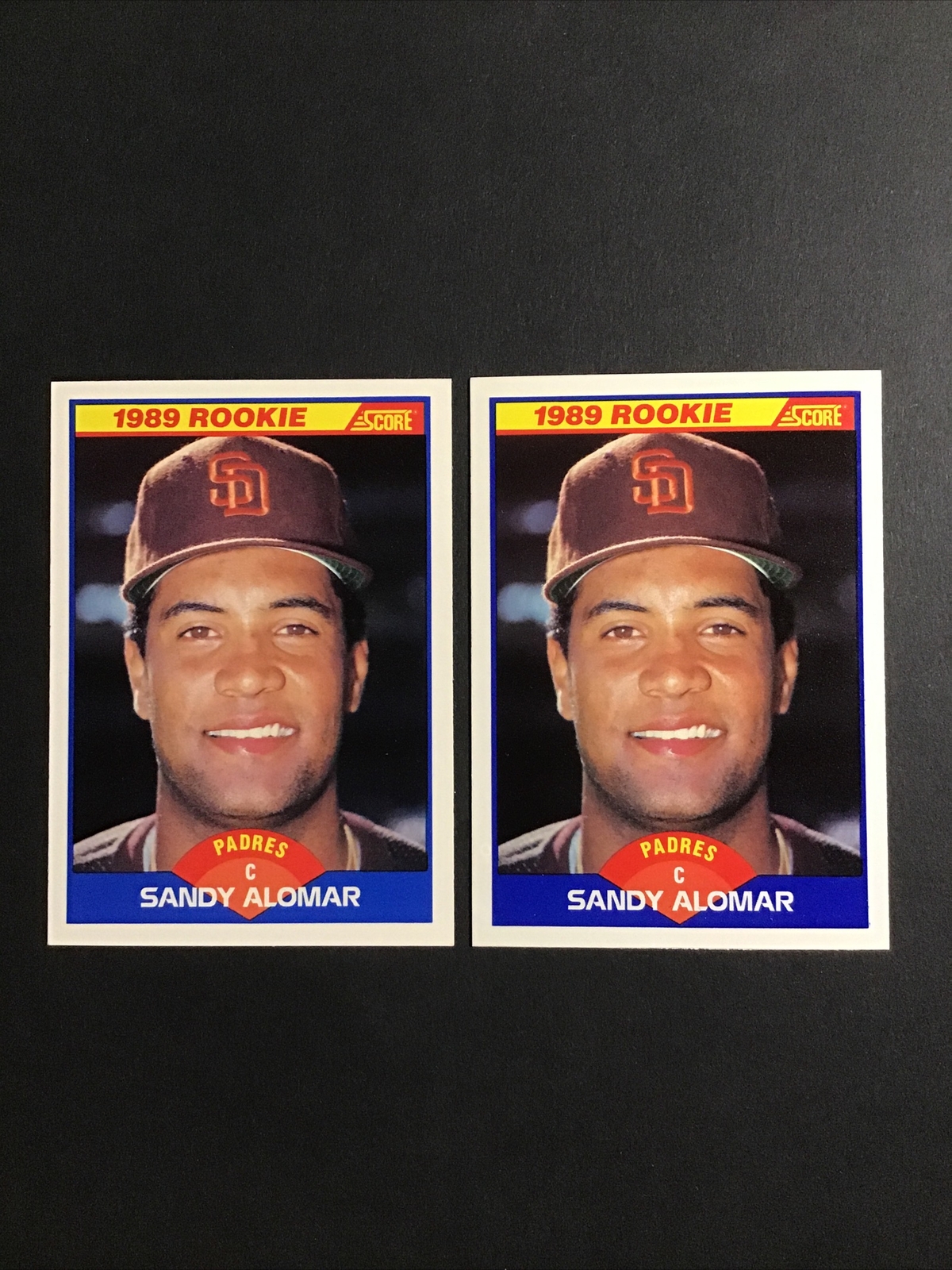 1989 Score #630 Sandy Alomar RC ROOKIE - 2 CARDS LOT - NM-MINT 5051 | eBay