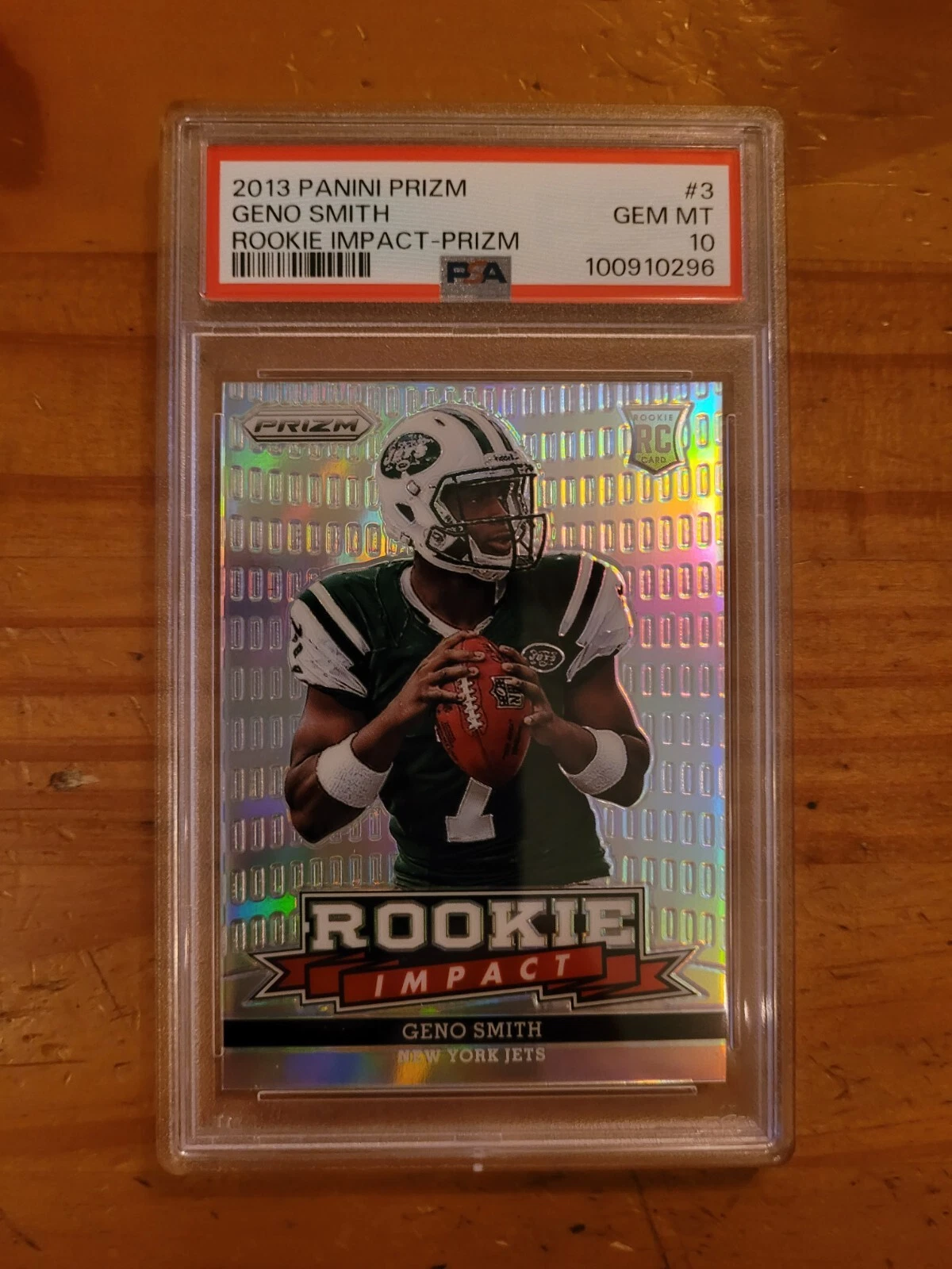 Geno Smith Panini Prizm Rookie Impact #3 Prizm